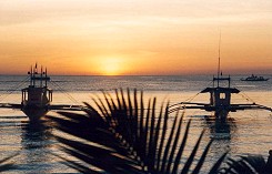 Sonnenuntergang auf Boracay