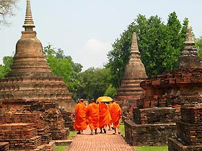 Sukhothai, Historical Park  -  zum Vergrssern bitte anklicken !!