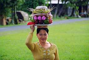 auf dem Weg zum Tempel