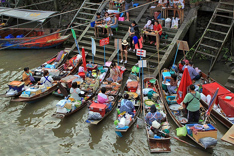 Amphawa Schwimmender Markt