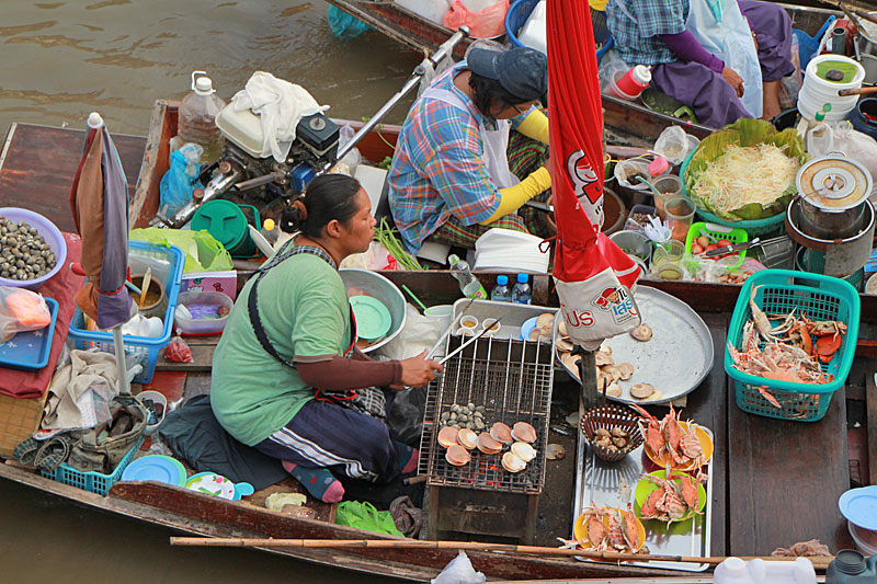 Amphawa Schwimmender Markt