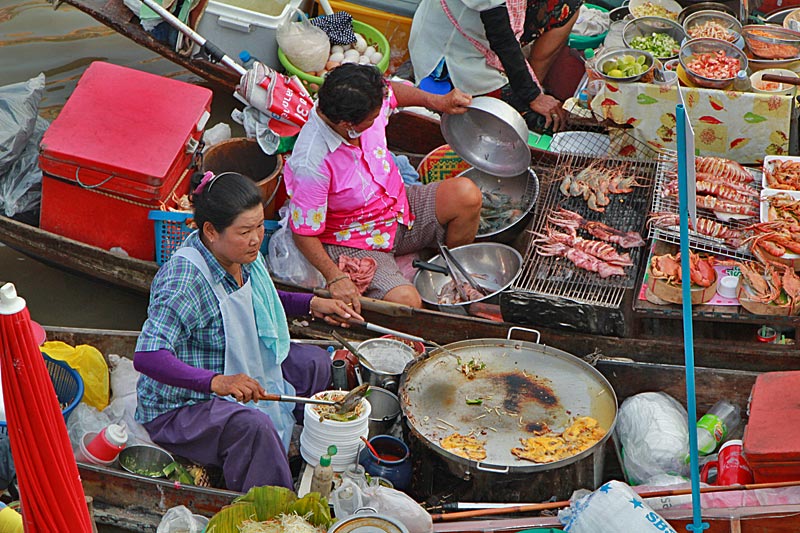 Amphawa Schwimmender Markt