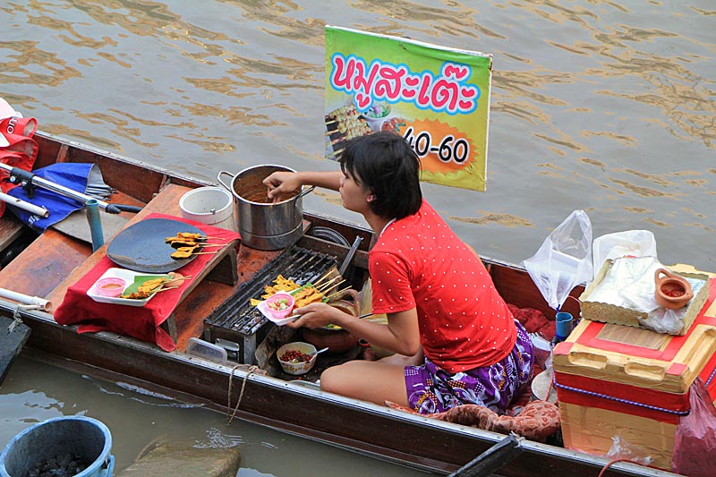 Amphawa Schwimmender Markt
