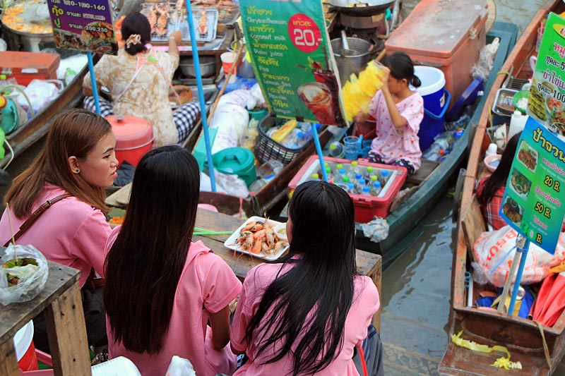 Amphawa Schwimmender Markt