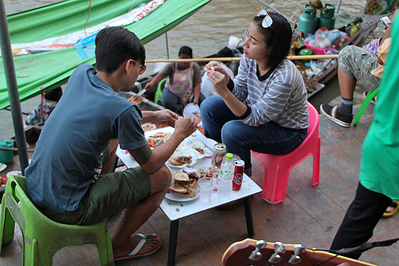 Amphawa Schwimmender Markt
