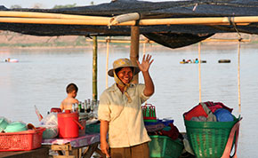 Isaan, am Mekong