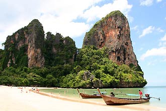 Krabi, Railey Beach - Click for large image !