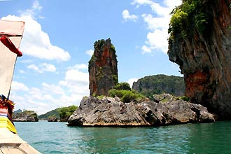 Krabi, am Railey Beach - Click for large image !