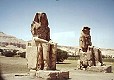 Aegypten,  Kolosse von Memnon, zum Vergroessern bitte anklicken !