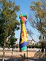 Barcelona, Miros Statue - Click for large image !