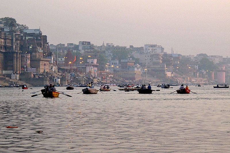 Varanasi, kurz nach Sonnenaufgang