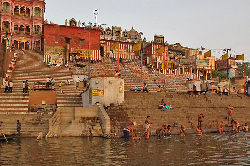 Varanasi, kurz nach Sonnenaufgang