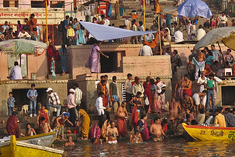 Varanasi, kurz nach Sonnenaufgang