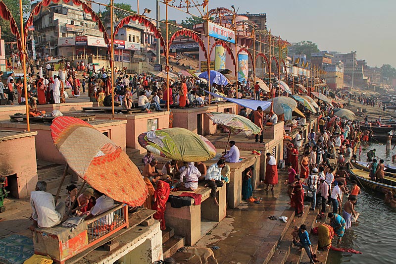 Varanasi, kurz nach Sonnenaufgang