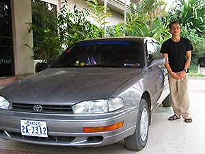 Siem Reap, our driver