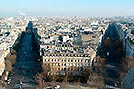 Paris, View from Arc de Triomphe - Click for large image !