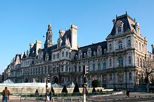 Paris, HÃ´tel de Ville - Click for large image !